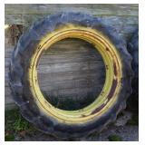 large ag tire with rim