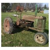 1939 John Deere H flat back tractor -nice original tractor