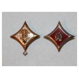 #163 Sparrow Hispital Service pins