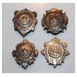 #177 Fire Departmant pins -NY, NJ