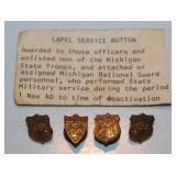 #178 Michigan State Troopers Pins