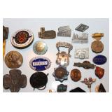 #188 Nice large pin lot incl. GS, Press, 