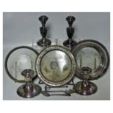 #133 Sterling- 1921 golf trophy plate