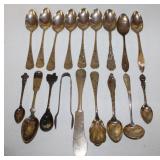 #140 Sterling flatware of 18- 12 oz