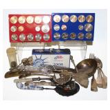 #157 Mixed misc. coins, 800 sterling