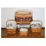 Longaberger- some with lids