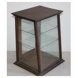 Antique glass display case