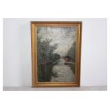 Several nice oil on canvas incl. Channel