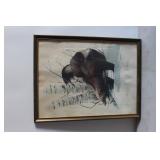 Bo Schembechler signed Wolverine poster