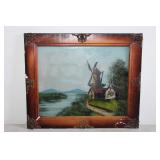 The Millhouse reverse painted