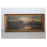 Oil painting by M. Mirabile