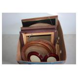 Lot of vintage picture frames incl. oval