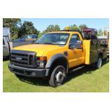 #3287 2008 Ford F-450 4x4 Diesel w/ 54,621 miles