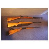 T/C Hawken, Glenfield Model 25, Browning SA22