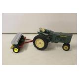 John Deere 4020 and Case Grain Drill