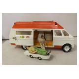 Tonka Rescue Van w People and Strecher