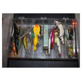 Baits, lines, etc.