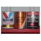 NOS Oil cans- Valvoline, etc. NOS Oil cans- Valvoline, etc.