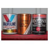 NOS Oil cans- Valvoline, etc.