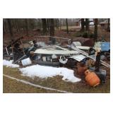 Scrap metal piles Scrap metal piles