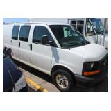 #1445 2010 GMC Savana work van w/ 31600