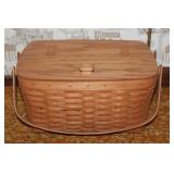 Several Longaberger baskets
