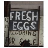 Fresh Eggs sign