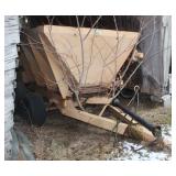Old Stoltzfus tandem fertilizer cart 