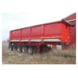 1996 Hill 5 axle dump trailer (as is)