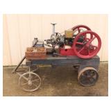 United Engine Company, Lansing, Mi. Type A, 1-3/4 hp. #81580 complete w/ truck