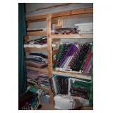 Entire room of fabric!