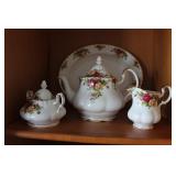 Royal Albert Roses bone china set