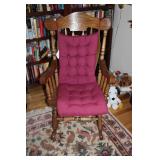 Wooden rocking chair