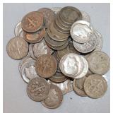 (63) Roosevelt Silver dimes