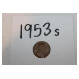 1953 S penny