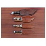 small collection of knives 