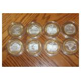 1 oz. Silver Las Vegas Gaming tokens 