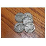 (5) War nickels