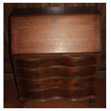 Drop Leaf secretary- 3 drawer w/ key