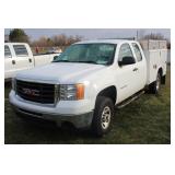 #1188 2010 GMC Sierra 3500 Extended Cab Utility Truck - 11,000+ miles