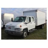 #1031  2006 GMC 4500 Crew Cab with 16’ box 23,000+ miles