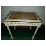 Classical Mythology Lacqured Top End Table Classical Mythology Lacqured Top End Table
