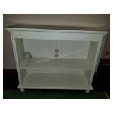 Beautiful Whitewash Bookcase with Two Wall Shelves Beautiful Whitewash Bookcase with Two Wall Shelves