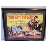 Gone With The Wind Framed Replica Poster Gone With The Wind Framed Replica Poster