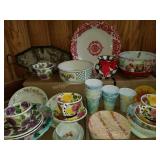 Assortment of Burst of Color Servingware