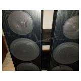 Pioneer Speakers with Monitor and Shelving Units Pioneer Speakers with Monitor and Shelving Units