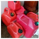 Group of Gas Cans Group of Gas Cans