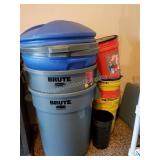 Brute Garbage Cans with Lids and More Brute Garbage Cans with Lids and More