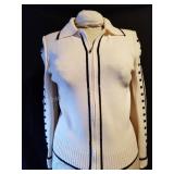 St. John Collection Zip Up Cardigan. Size 4 St. John Collection Zip Up Cardigan. Size 4
