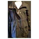 Tart Collection Black Sping Raincoat with Hood Tart Collection Black Sping Raincoat with Hood